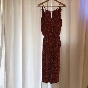 Capri burnt orange romper